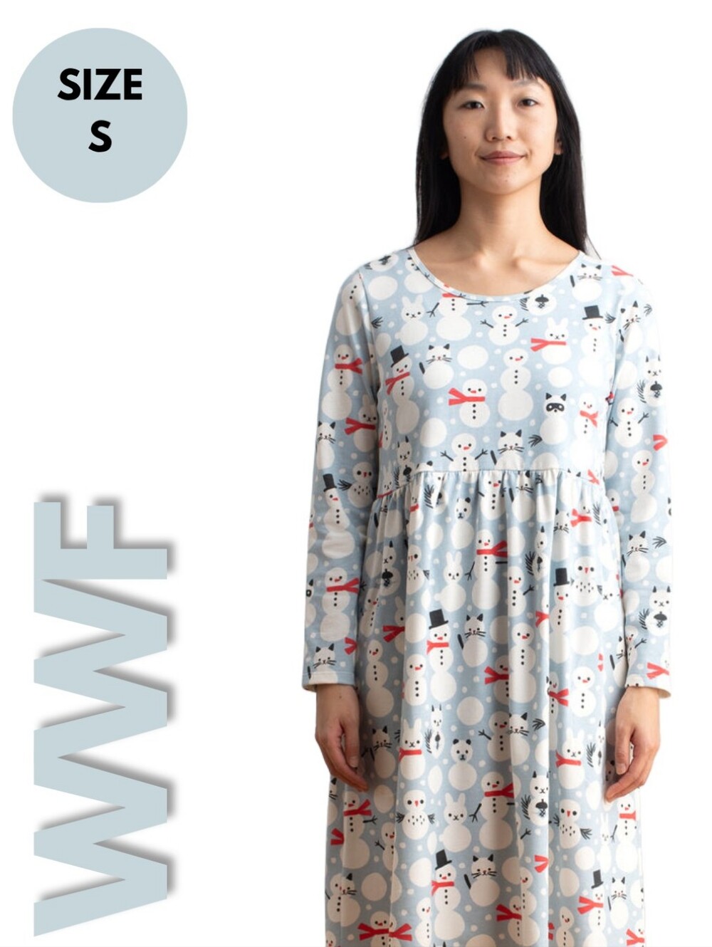 NWOT Winter Water Factory Snow Creatures Copenhagen Dress Size S